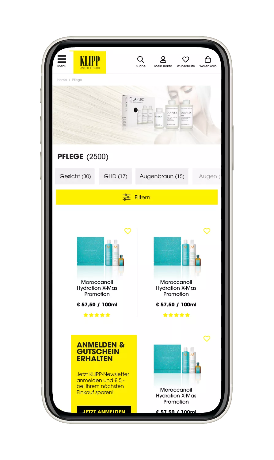 Klipp Produktseite