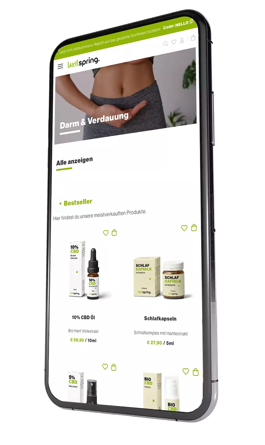 Smartphone wellspring