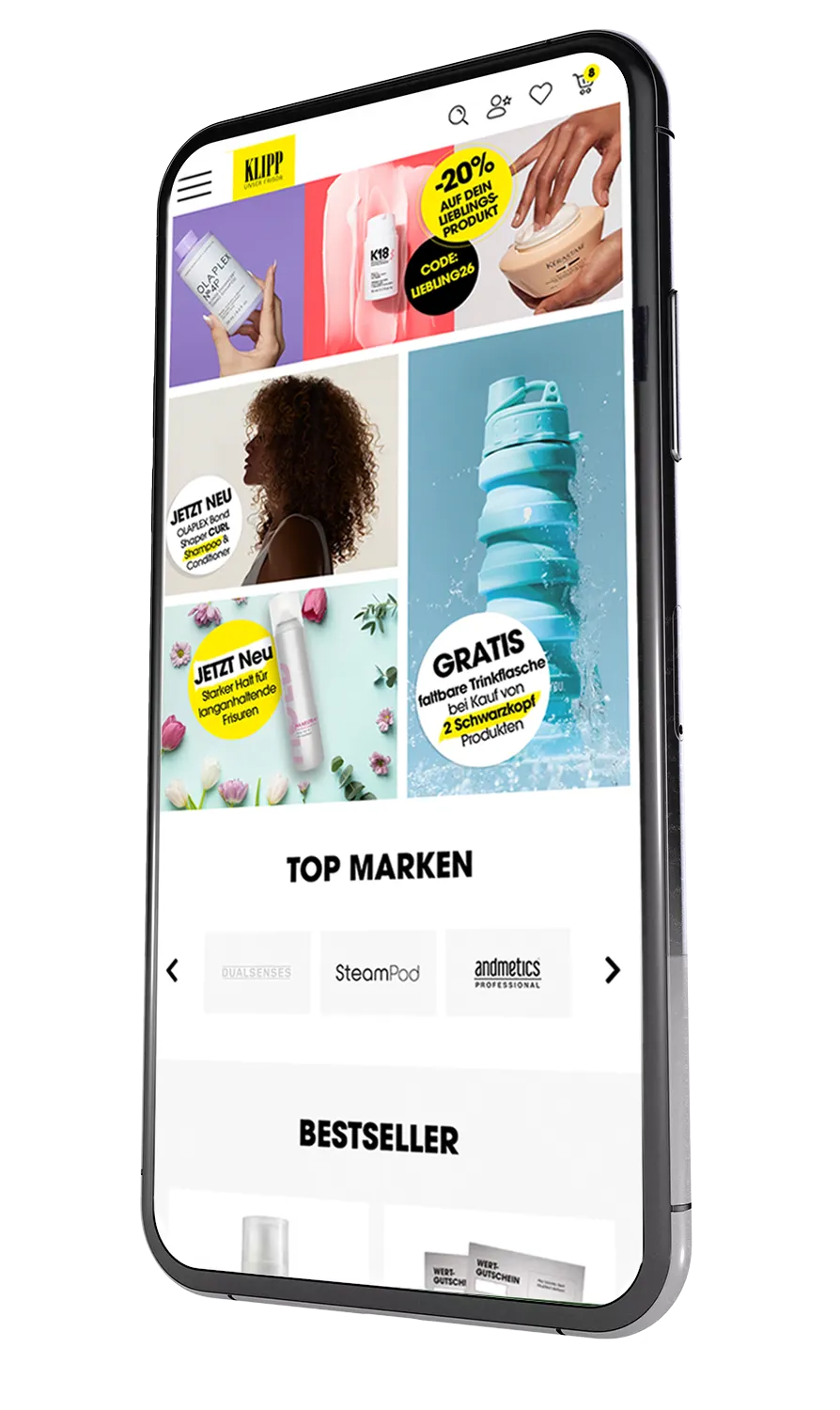 Mobil Seitenansicht Klipp